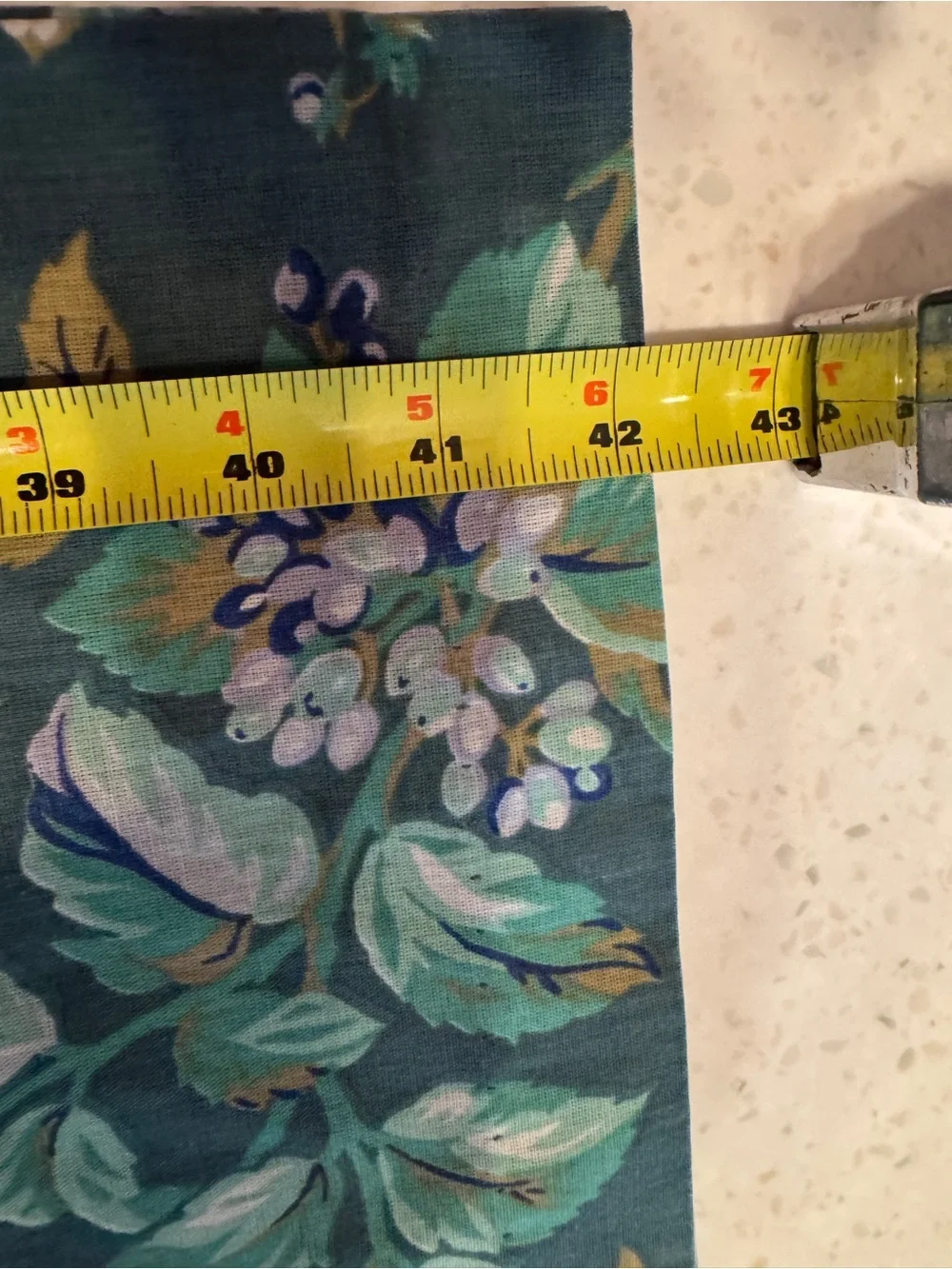 Vintage Laura Ashley Bramble green Floral Valances - Set of 3 (As-Is back flaw)